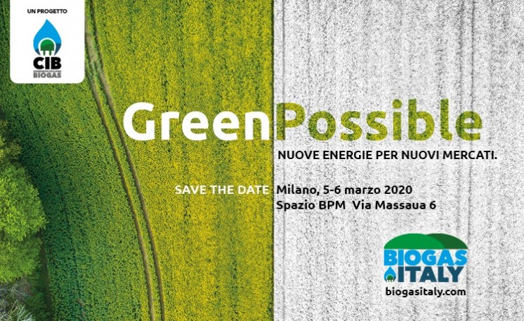 Biogas Italy 2020: agricoltura, industria, università e politica si confronteranno sul tema