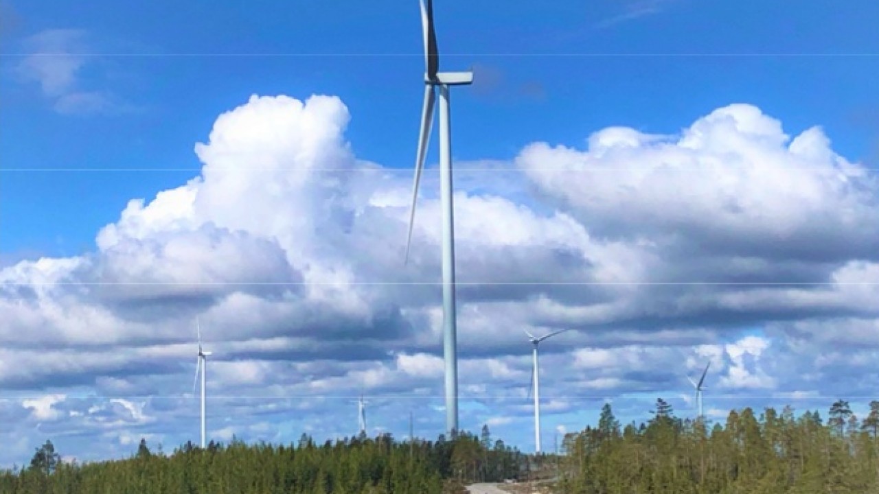 Falck Renewables: entra in esercizio il parco eolico di Brattmyrliden