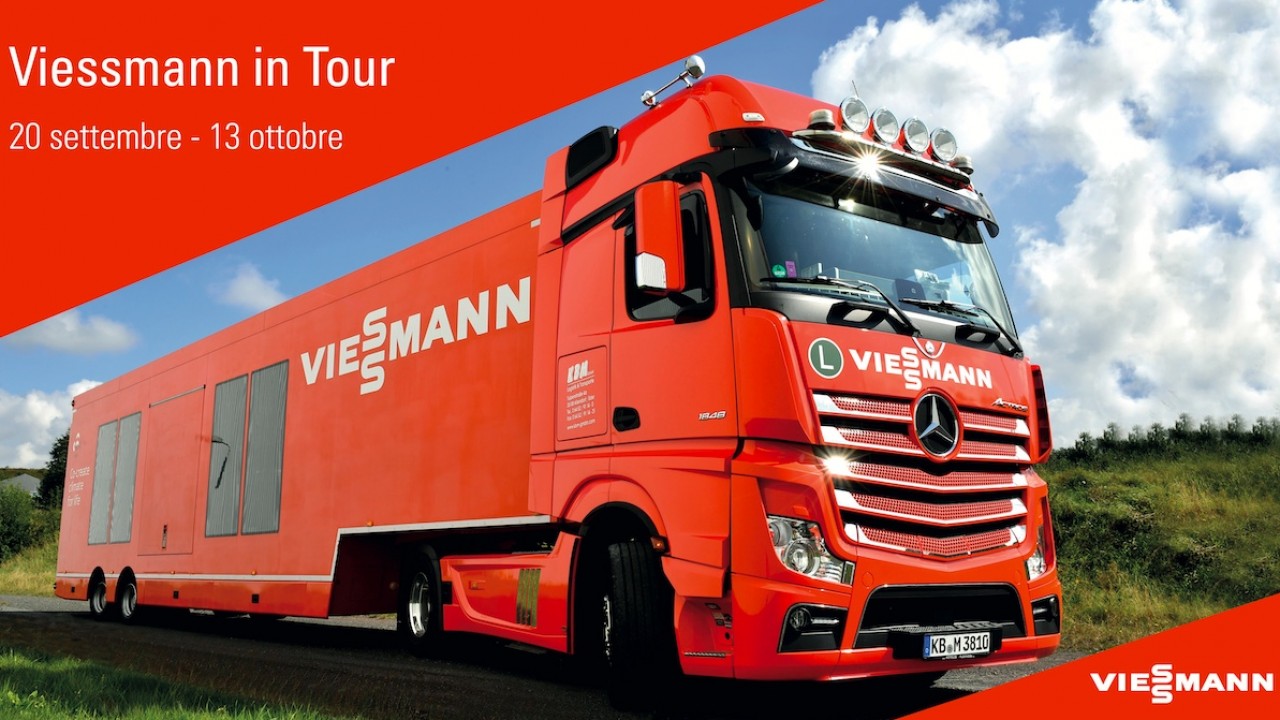 Efficienza energetica: al via il Viessmann Tour, dal 20 settembre al 13 ottobre