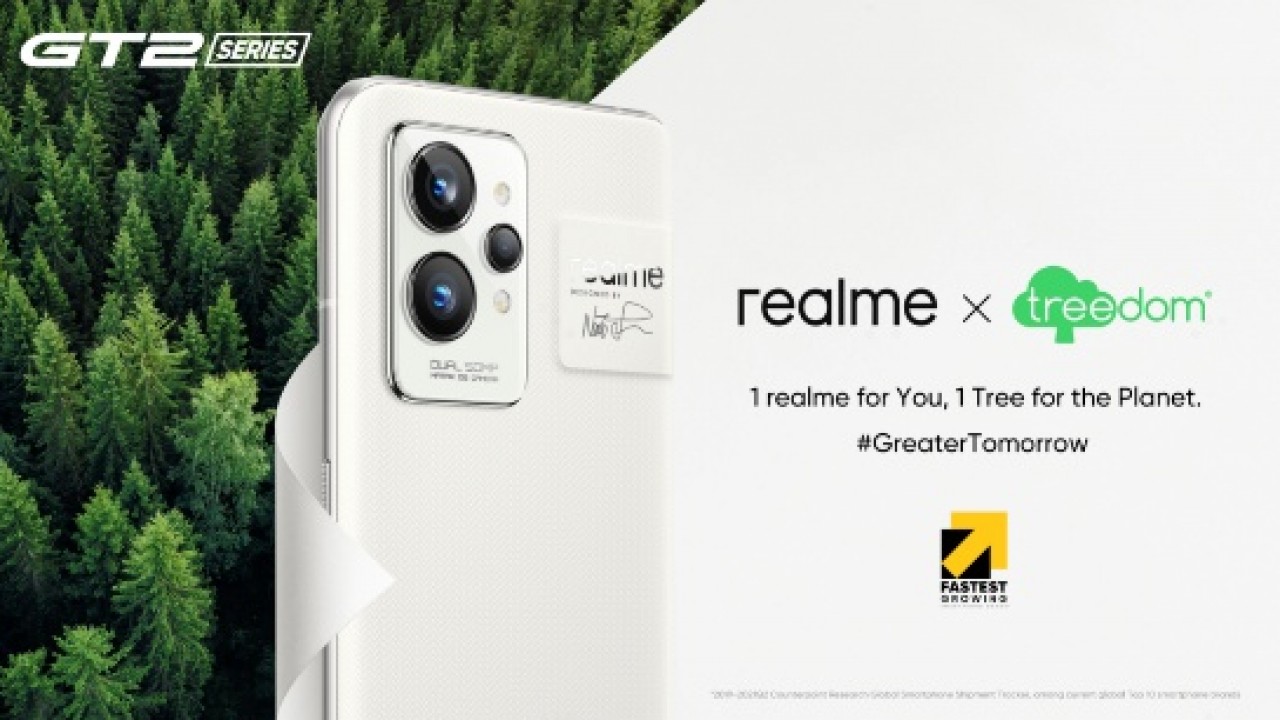 realme annuncia il taglio del 50% delle emissioni di carbonio nei prossimi 5 anni   