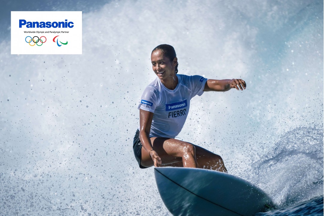 La surfista Vahinè Fierro nominata ambasciatrice Panasonic per la sostenibilità