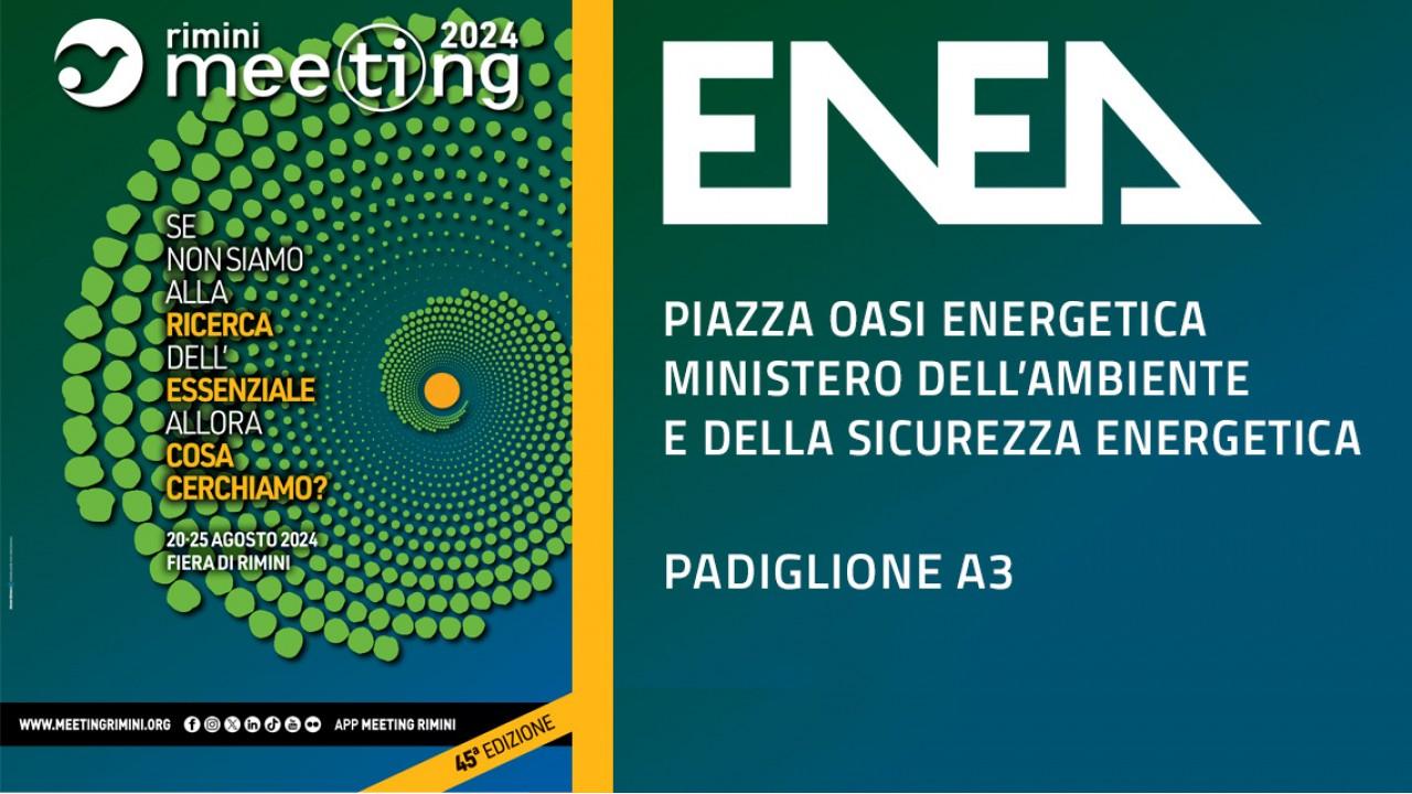 Energia: ENEA al Meeting di Rimini con efficienza energetica e CER