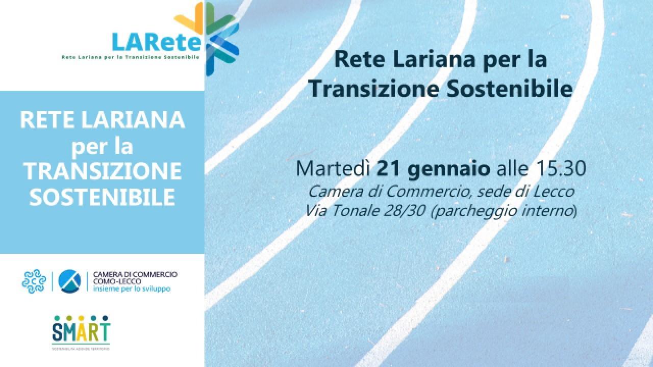 CdC Como-Lecco: presentazione Rete Lariana per la transizione sostenibile